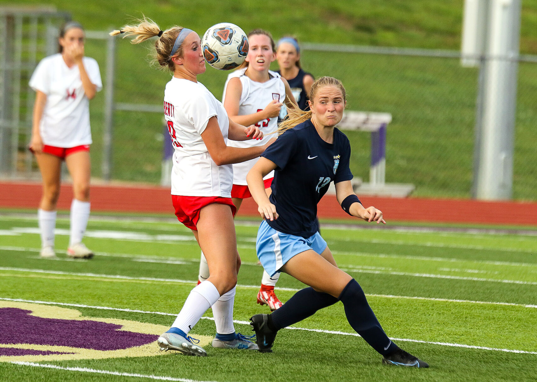 St. Dominic vs. Liberty girls soccer